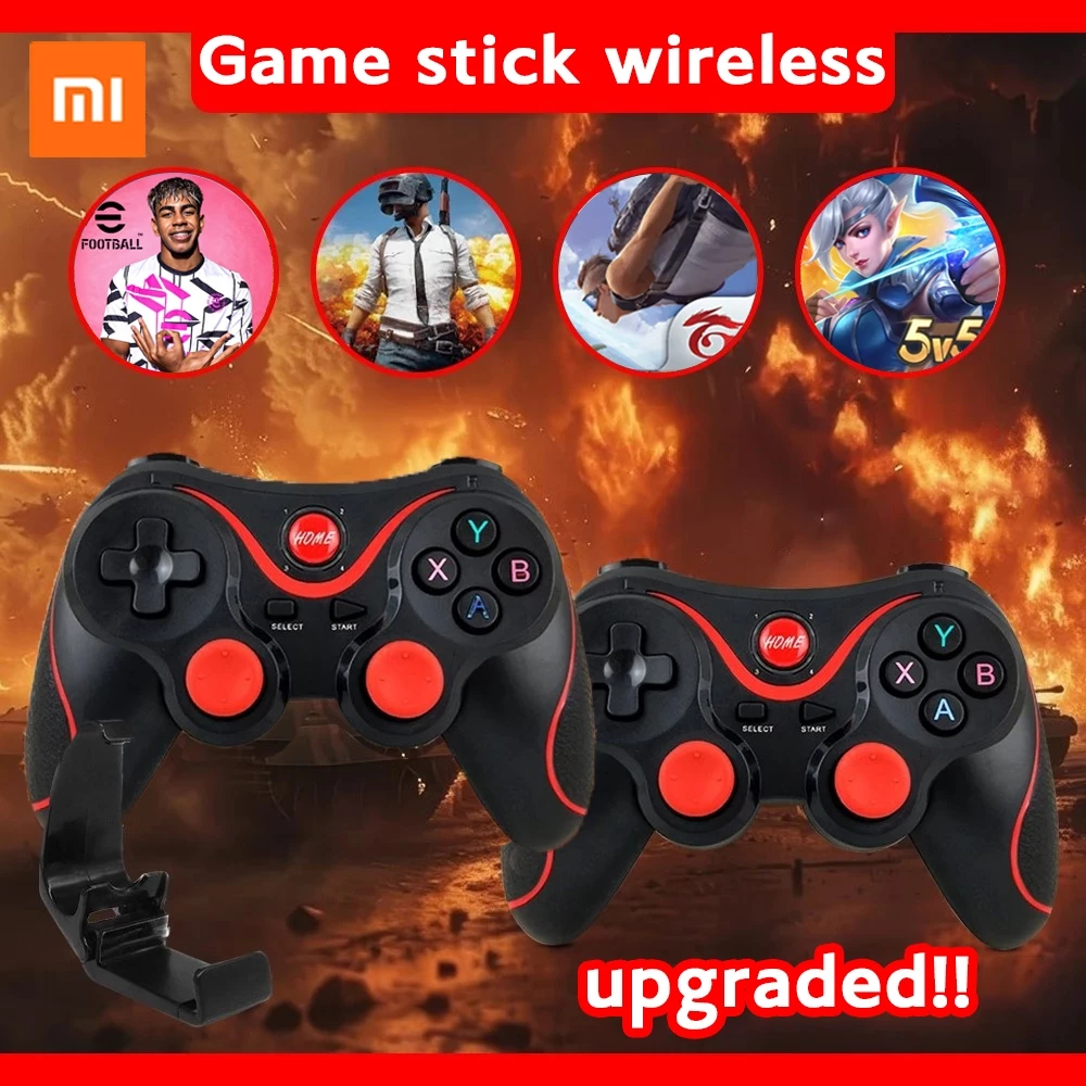 Game Pad Bluetooth X3 Gamepad plus HOLDER / Bluetooth X3 Game Controller