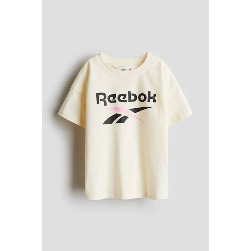 H&M x Reebok SALE, Reebok Beige Oversize Tshirt