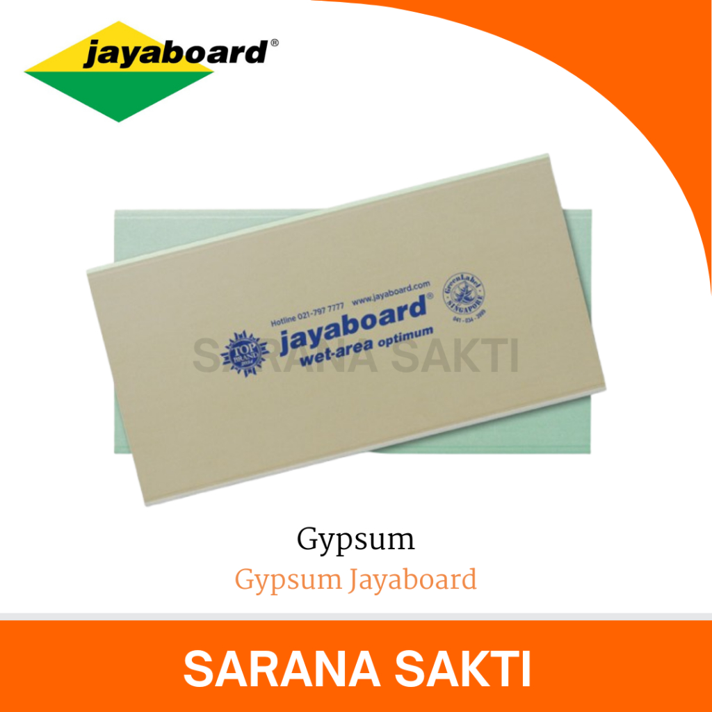 Gypsum Jayaboard 9mm | Papan Gipsum Jayaboard Tebal 9 mm Jayaboard Sheetrock Protech