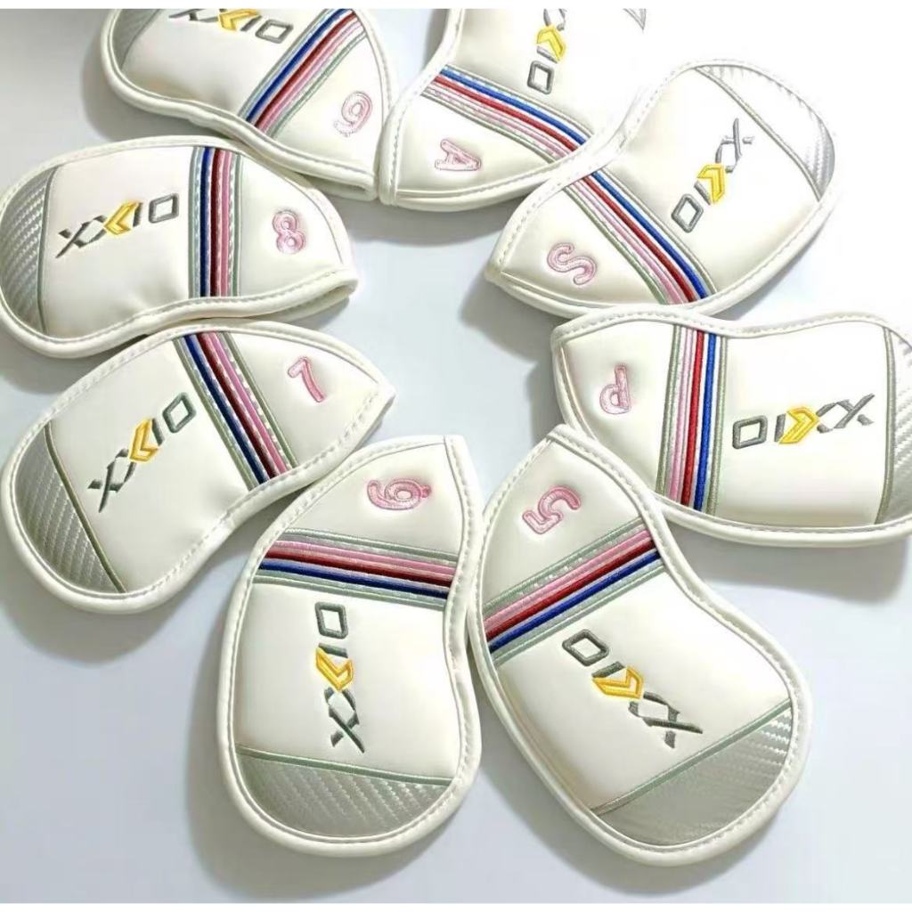 Xxio Golf Iron Head Covers Set 8pcs PU Leather/Tautan lelang khusus