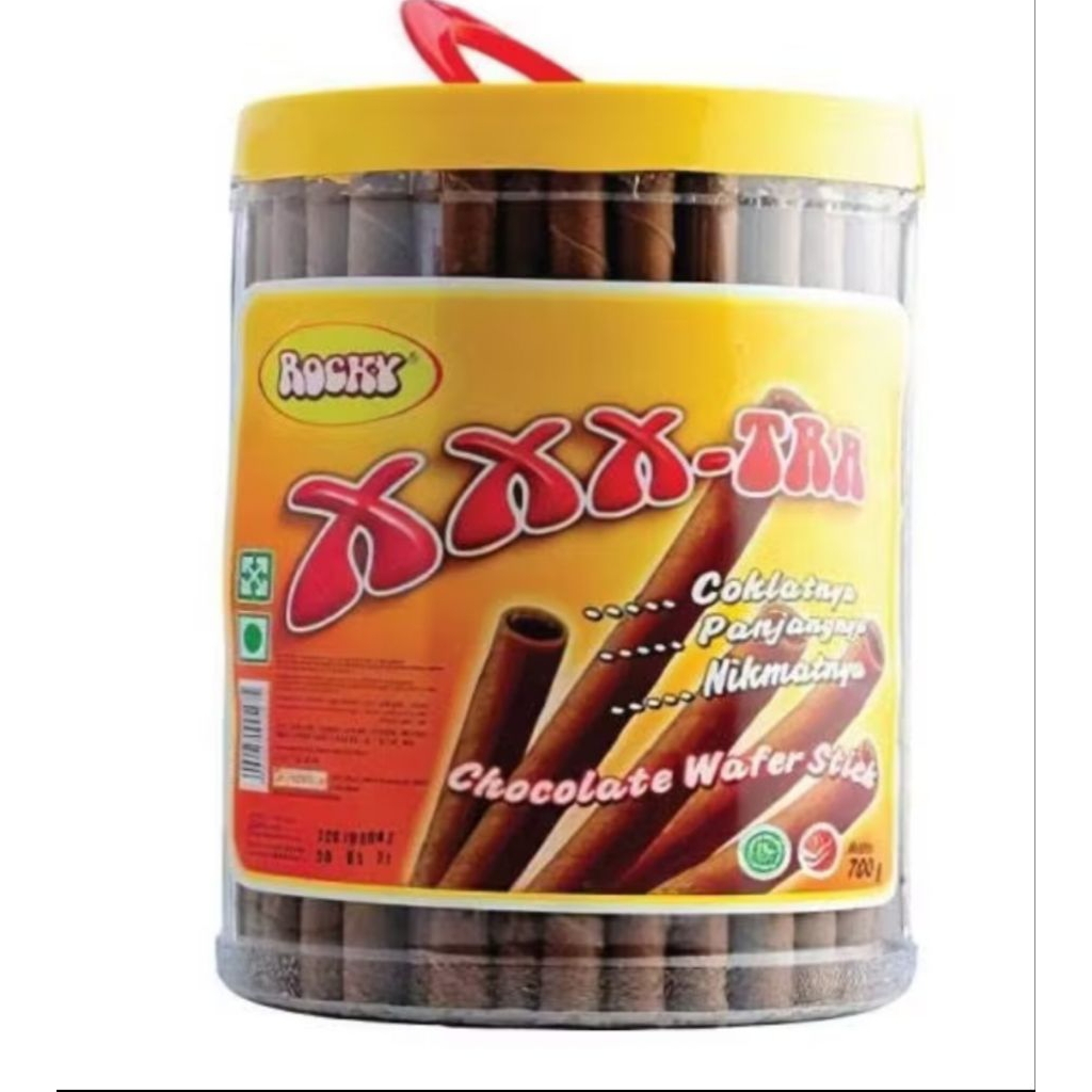 CHO CHO ROCKY XTRA WAFER STICK CHOCOLATE TOP 620 GR