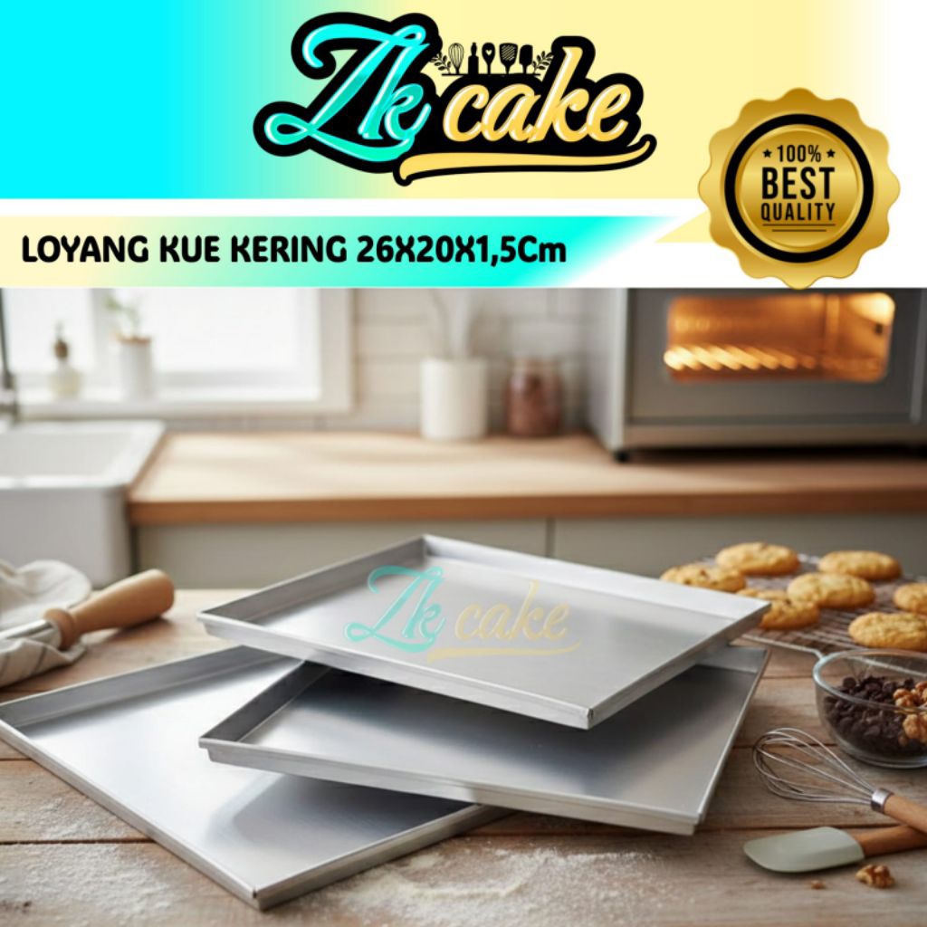 Loyang Kue Kering 3pcs (26x20x1,5cm)