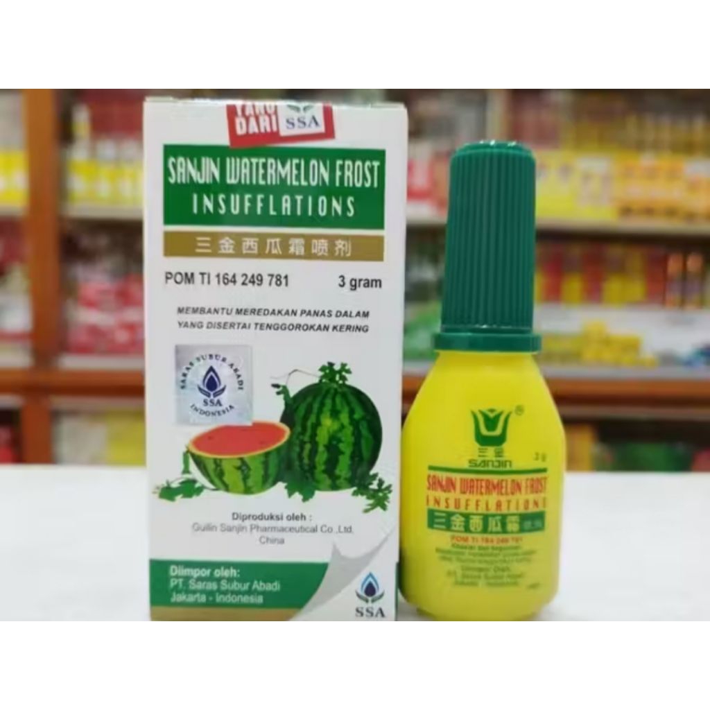 sanjin watermelon frost obat sariawan bubuk semangka ssa