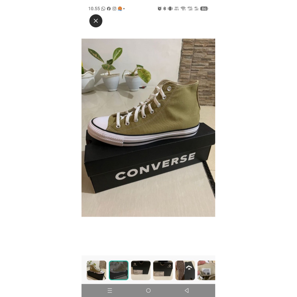 converse chuck taylor all star coklat original pt map ukuran 45