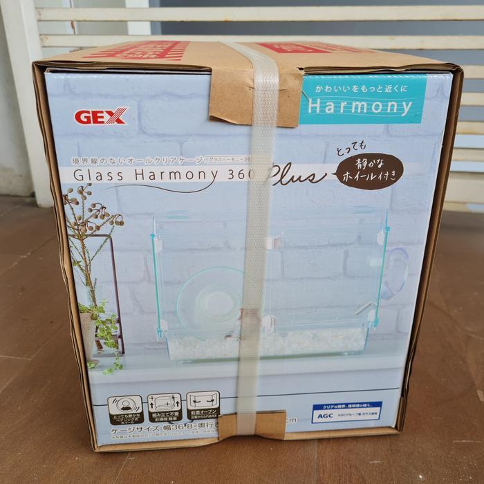 GEX Glass Harmony (aquarium hamster/kandang hamster)
