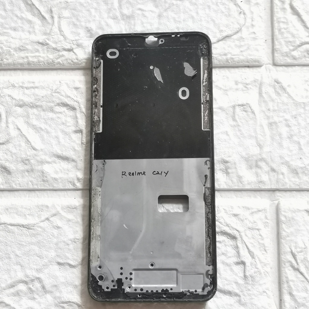 Frame Realme C21Y Tatakan LCD Original Copotan | Dudukan Layar HP | Abhira Store