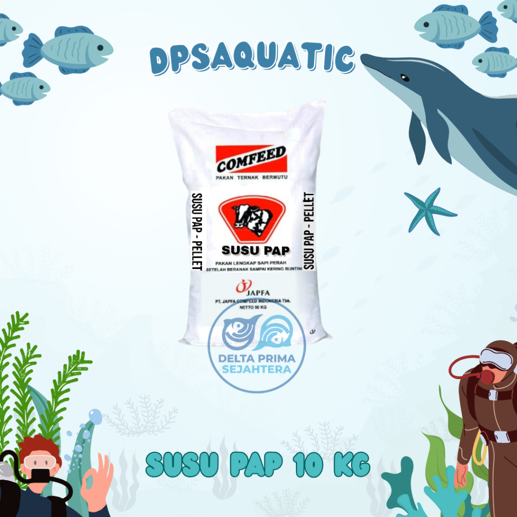 SUSU PAP 10 KG - Susu Pap Kemasan 10 kg Untuk Hewan Ternak Usia Di Bawah 6 Bulan.
