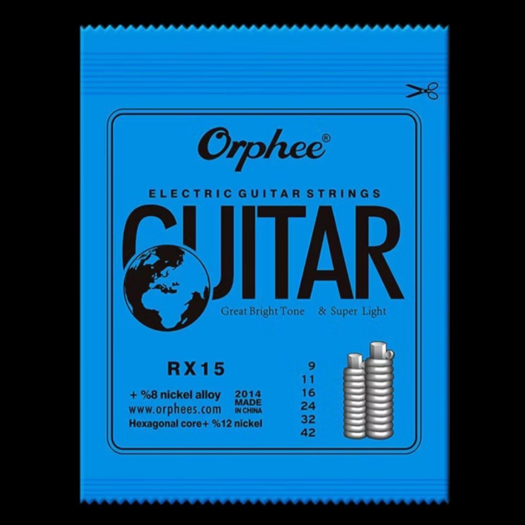 Senar Gitar Elektrik Orphee RX 15