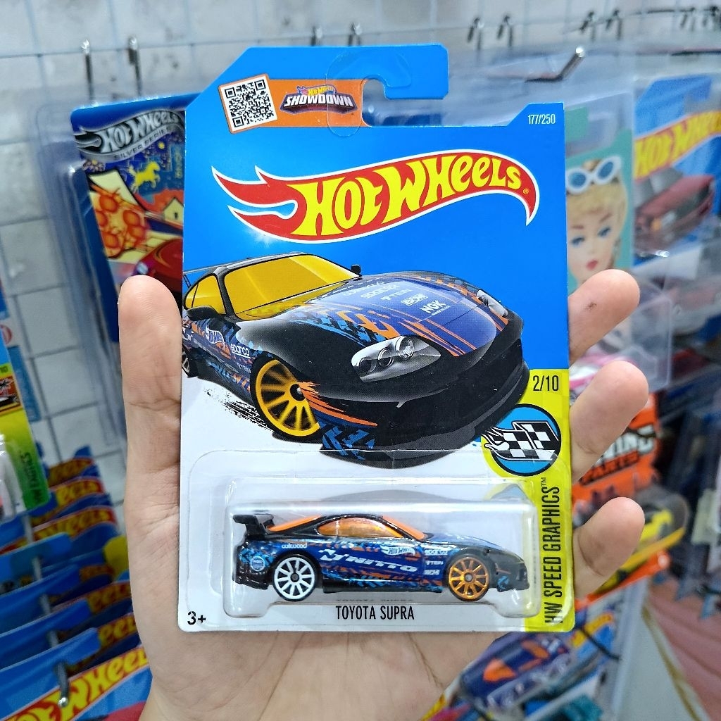 Hot Wheels Toyota Supra Hitam - Hotwheels Original Mattel