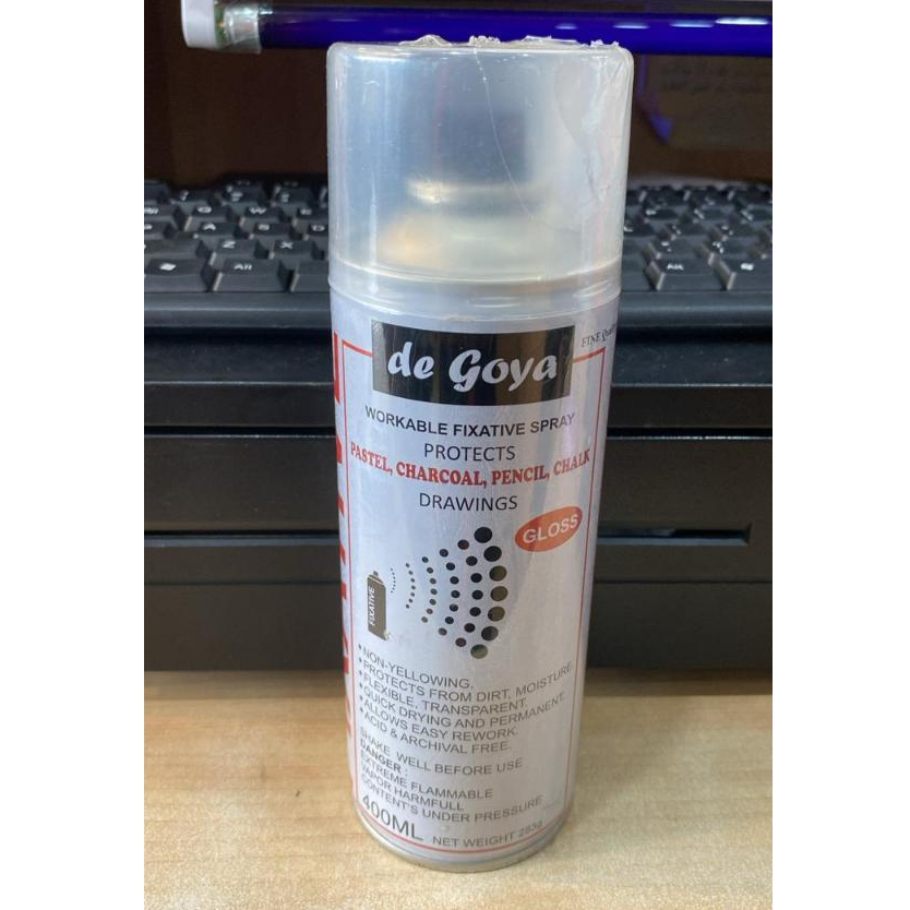 DE GOYA FIXATIVE WARKABLE SPRAY 400ML