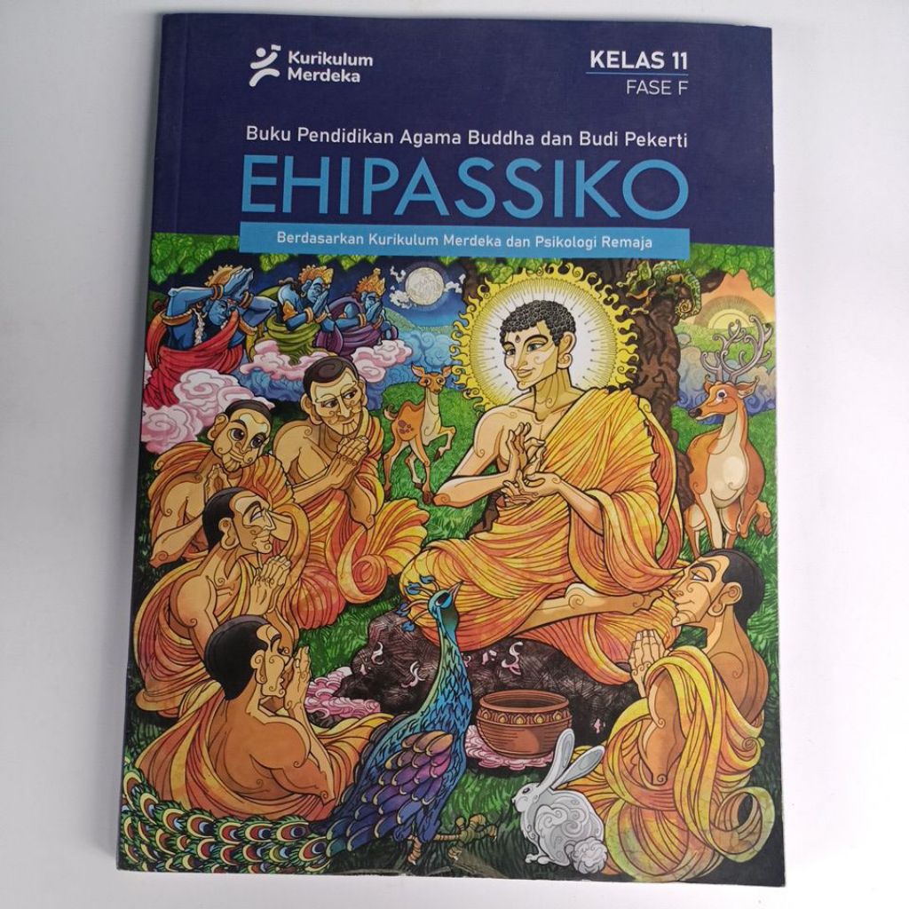 buku agama Buddha EHIPASSIKO kelas 2/ 11 SMA kurikulum merdeka