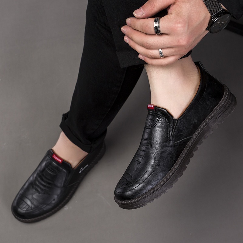 Sepatu pria bosindo slipon TERBARU K-20 Sepatu casual slip-on sepatu kulit import sepatu pria kulit
