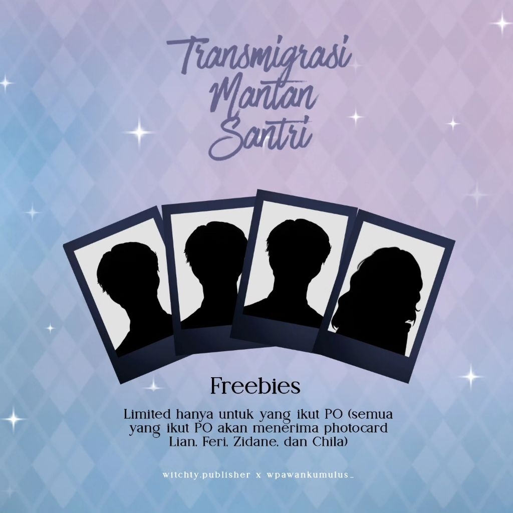 Photocard novel Transmigrasi Mantan Santri by @awankumulus_