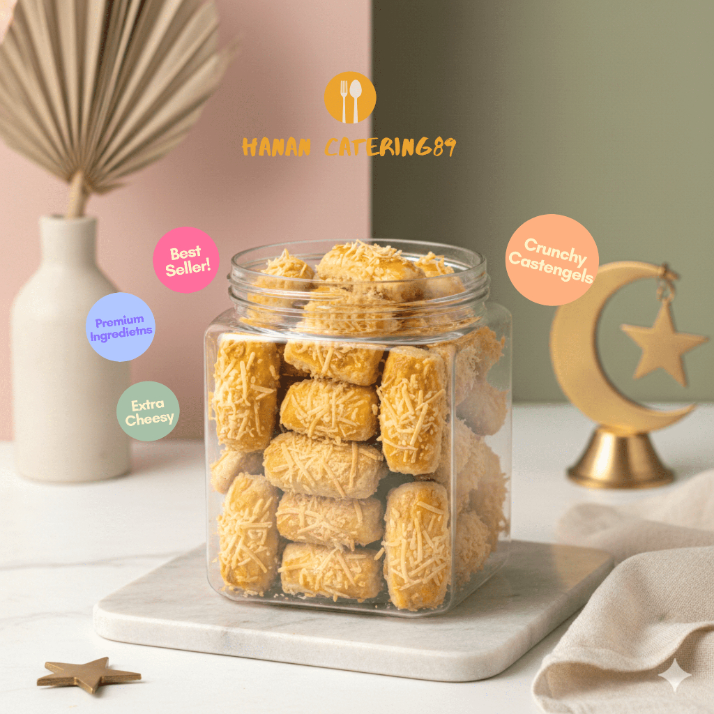 HANAN CATERING - Kue Kering Lebaran (Kastengel / Nastar / Salju Mete / Sagu Keju)