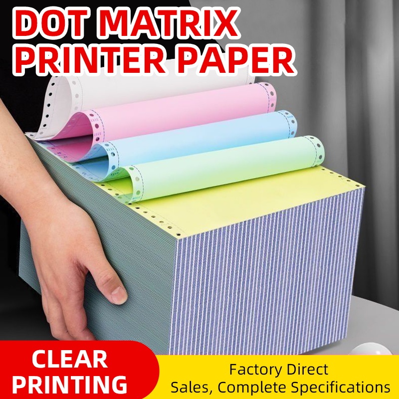 Continuous Form NCR Kertas Printer Dot Matrix 241mm (Continuous Form)