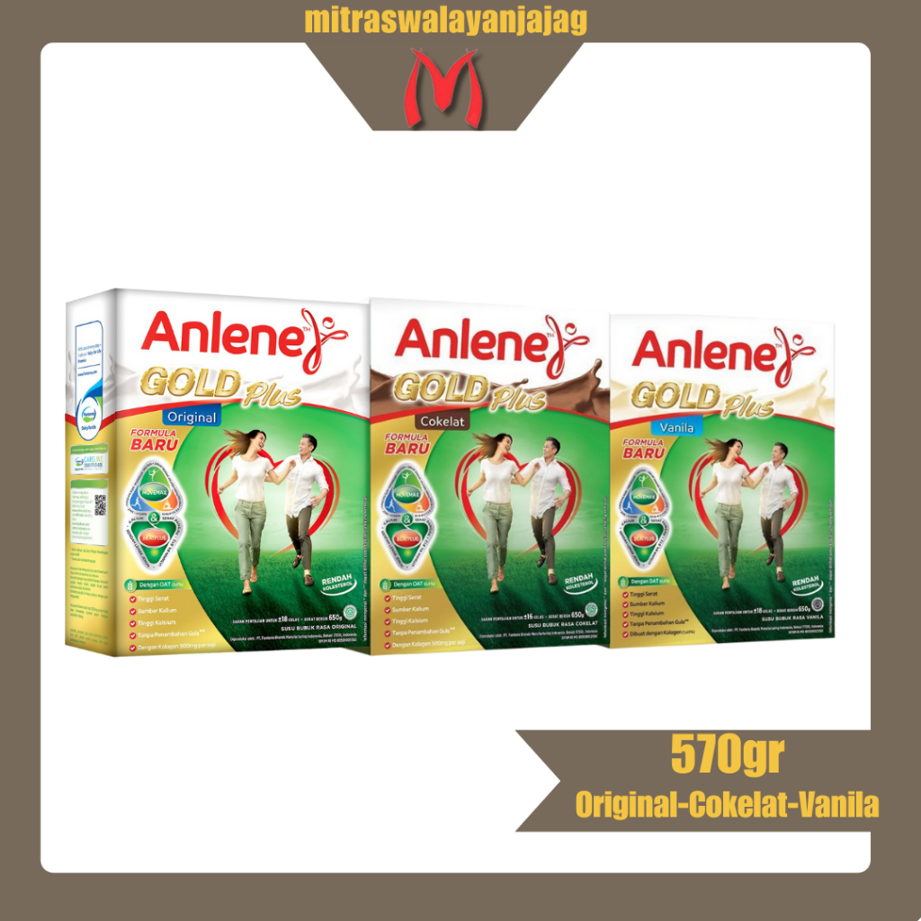 Susu Anlene Gold 570gr | Susu Anlene Gold Plus