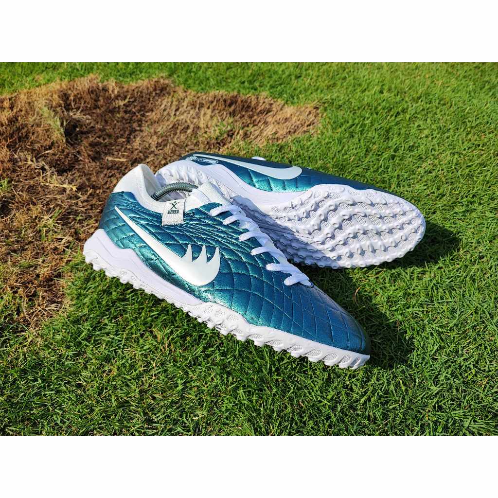 [Bisa COD] Sepatu Futsal React Tiempo Legend X Elite x Emerald TF - Dark Atomic Teal Sail