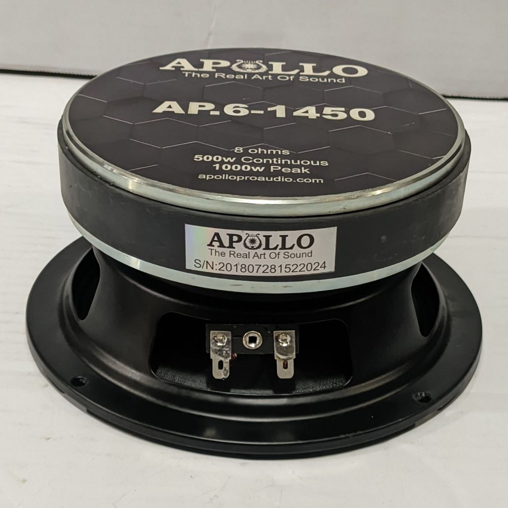 speaker 6 inch APOLLO AP 6-1450 ORIGINAL MAGNET TEBAL / cocok untuk mid low