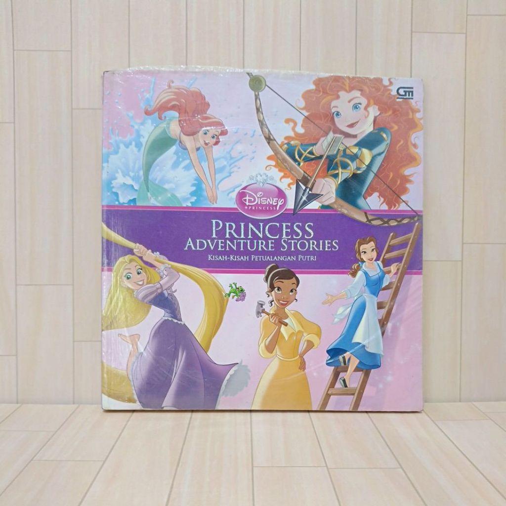 Buku Bacaan Anak Disney princess Adventure Stories softcover segel