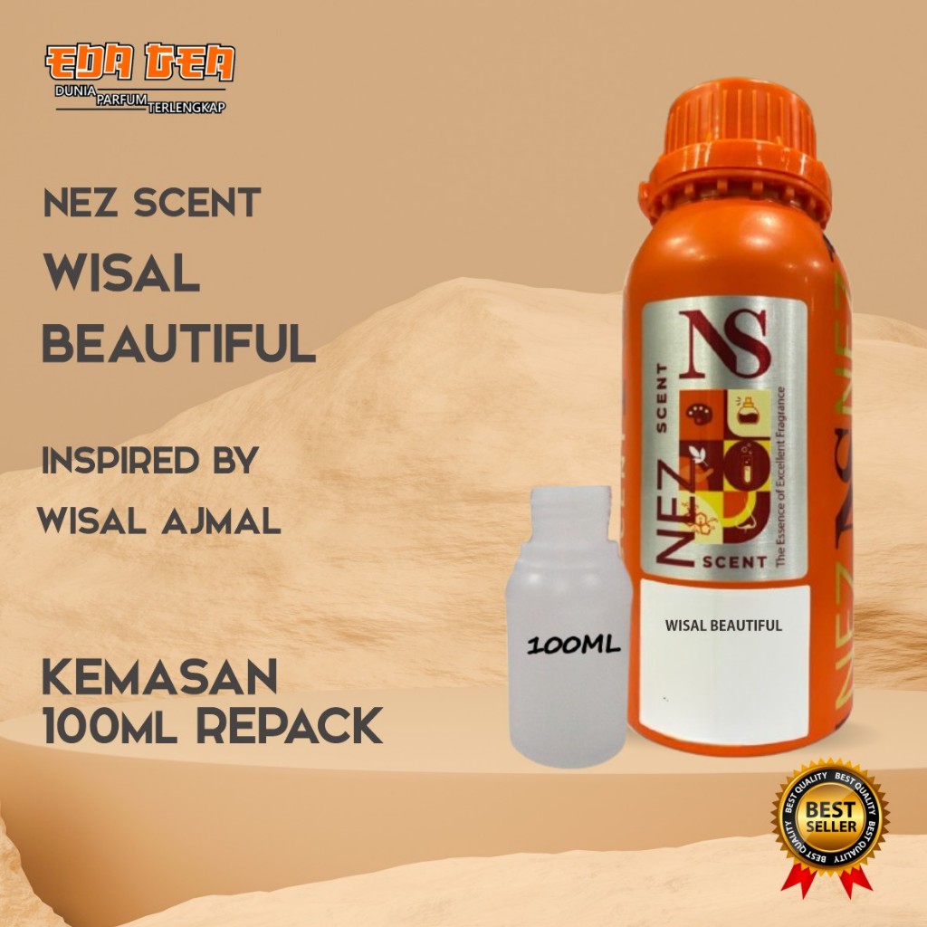 bibit parfum murni WISAL BEAUTIFUL / WISAL AJMAL NST 100ML