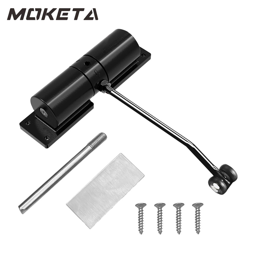 MOKETA Automatic Door Closer Mini Penutup Pintu Otomatis Stainless Door Closer Besi penutup pintu