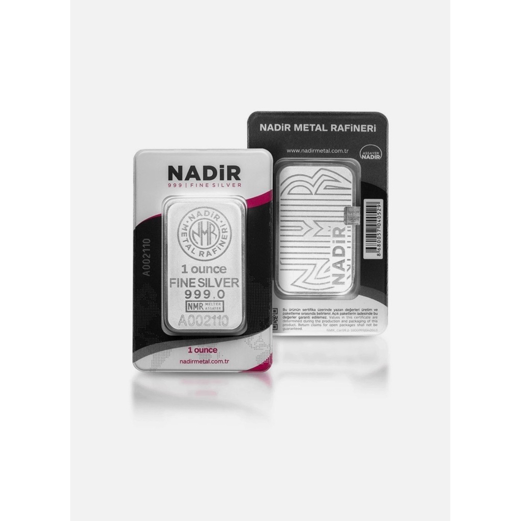 1oz NADIR SILVER BAR 999