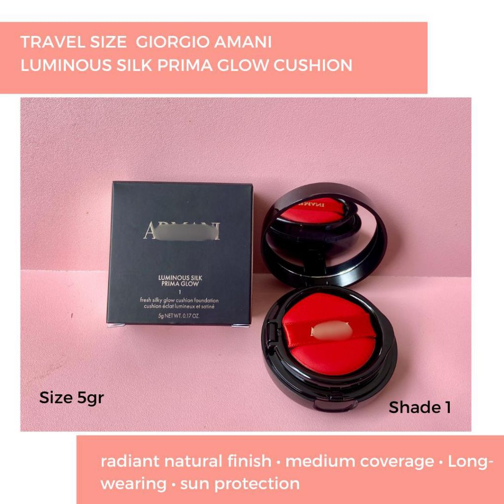 [ORI 100% TRAVEL SIZE] Giorgio Armani Luminous Silk Prima Glow Cushion-Shade 1 Size 5gr