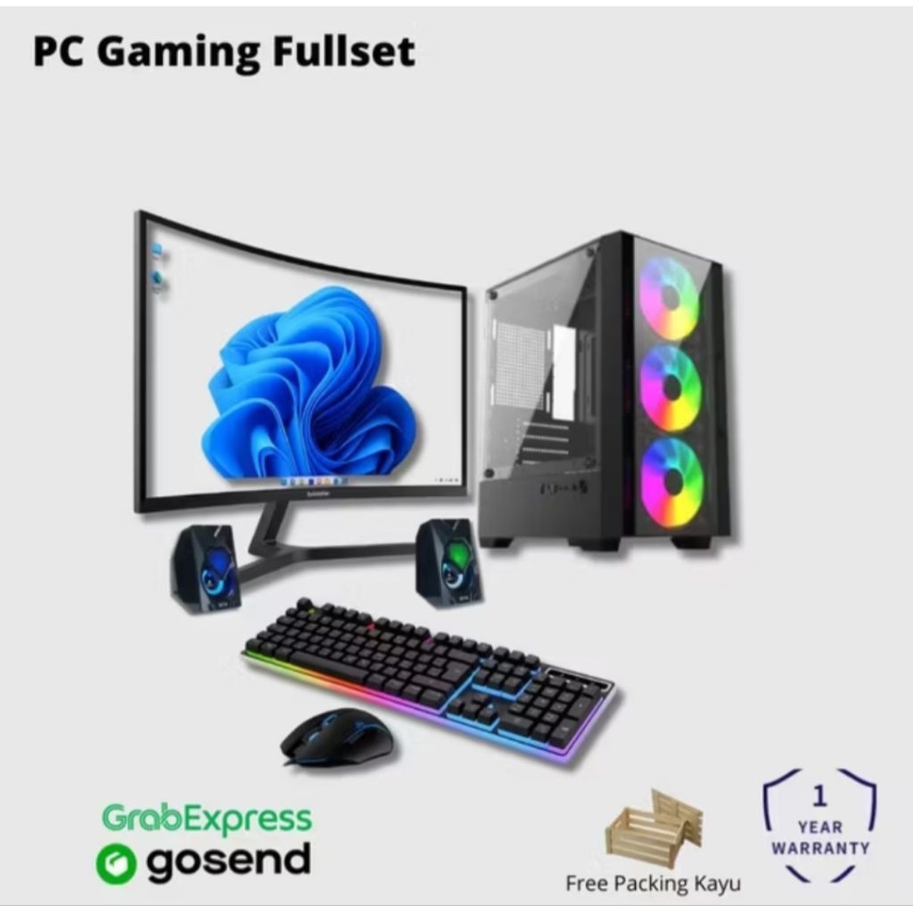 PC GAMING CORE I7 RAM 16GB SSD 512 GB VGA GTX 750 TI 4GB LED 19INCH