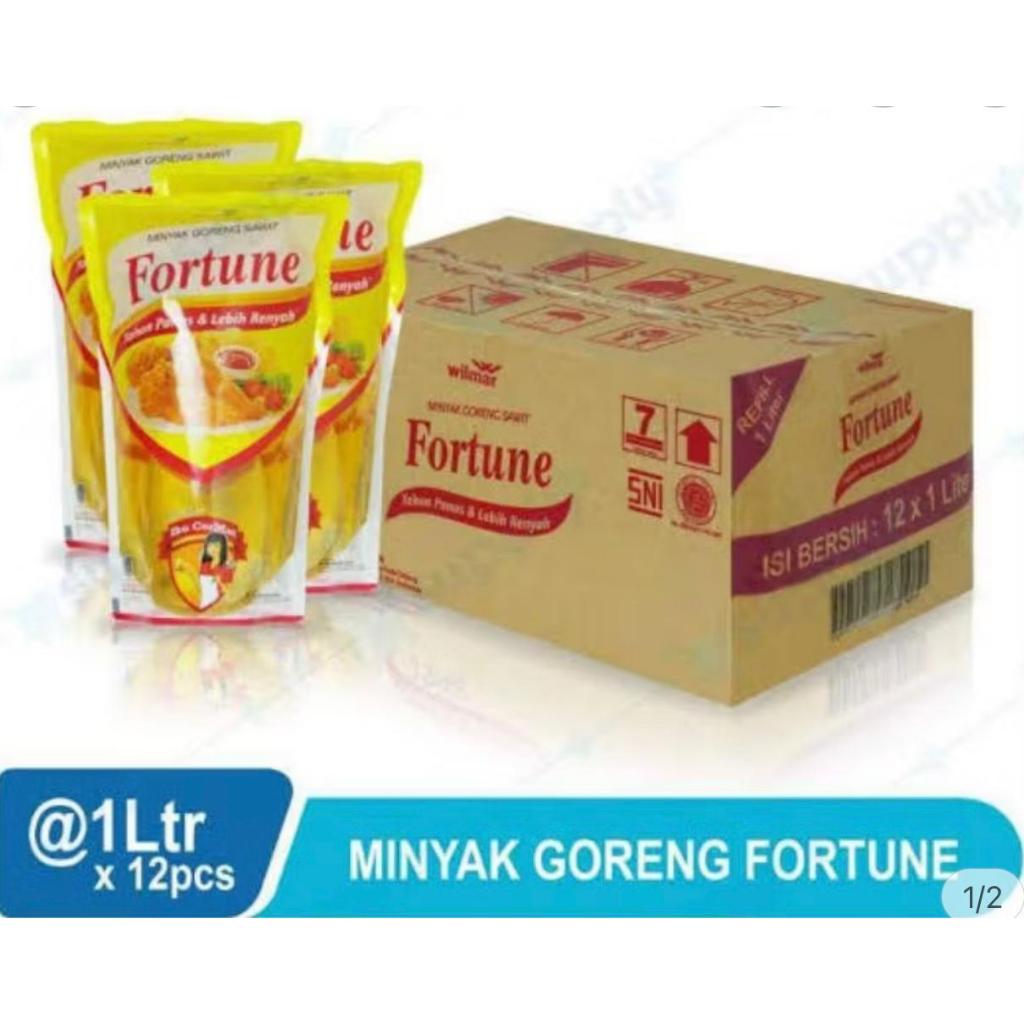 FORTUNE MINYAK GORENG 1L KARTON