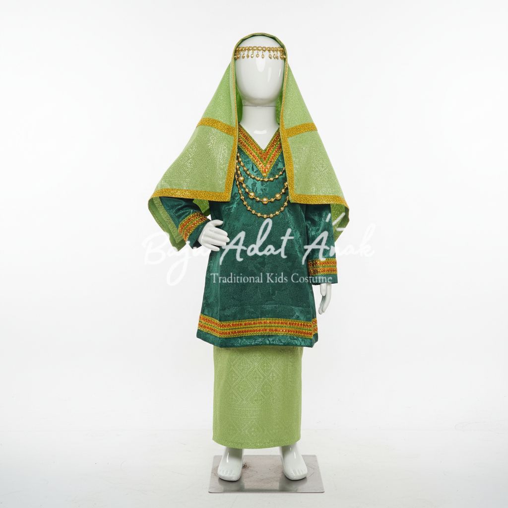 BAJU ADAT KOTO GADANG SUMBAR ANAK PEREMPUAN  | PAKAIAN ADAT KOTO GADANG SUMATRA BARAT ANAK PEREMPUAN