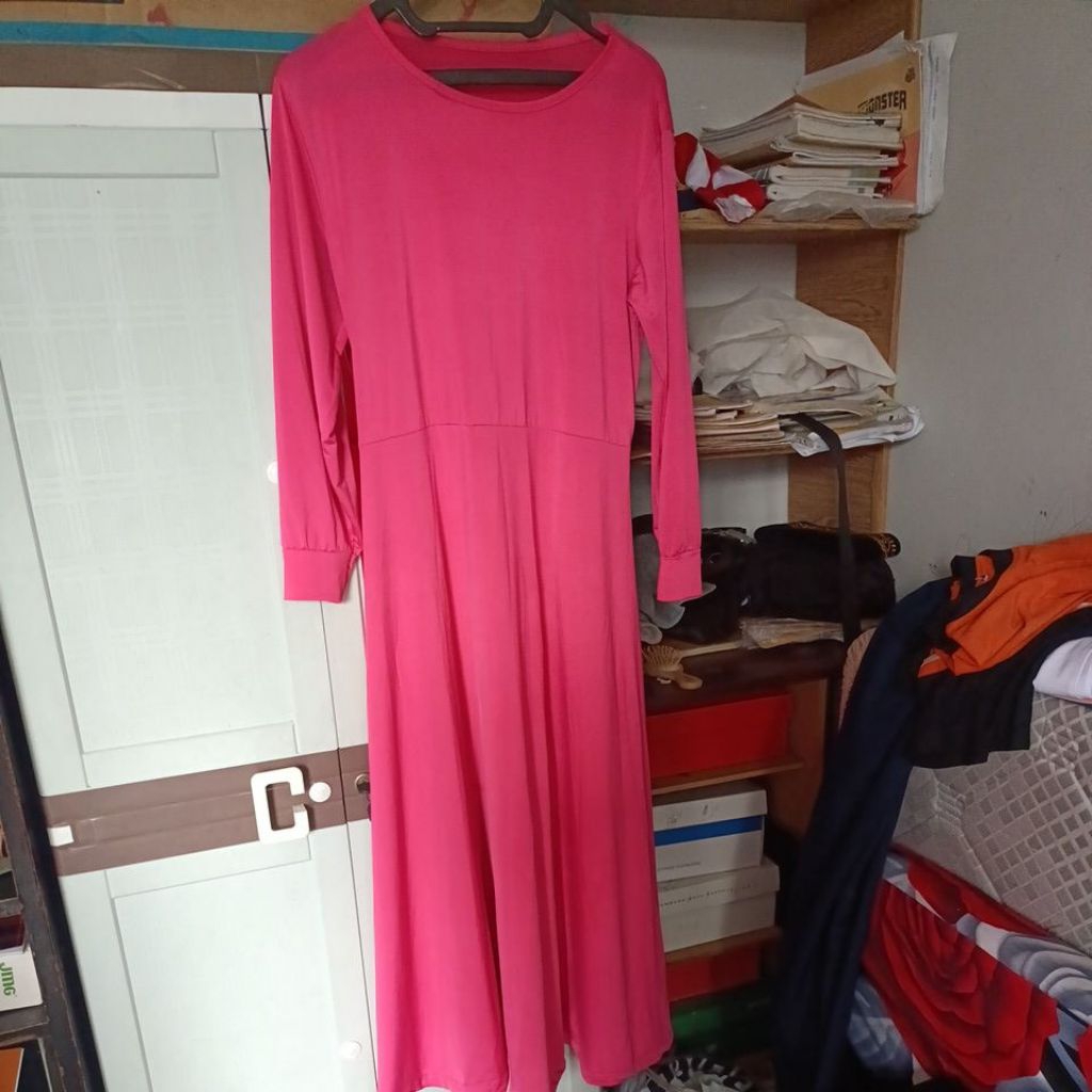Dress  polos satin preloved
