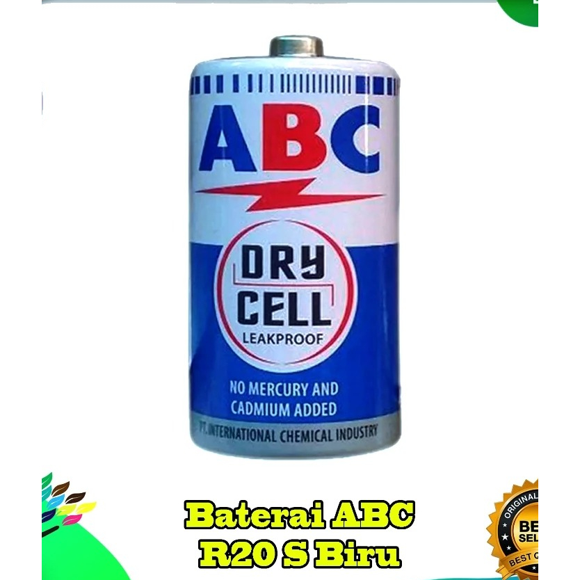 BATERAI ABC BIRU BESAR R20S R20 S / D GROSIR MURAH DRYCELL (1 Baterai)
