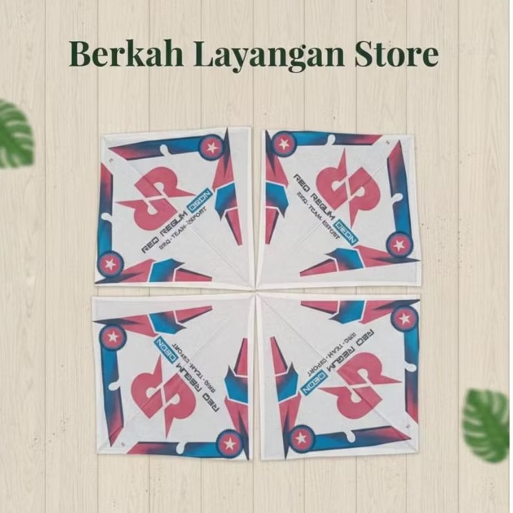 100pcs Layangan kertas random layangan kertas random layangan aduan layangan jabrug layangan motif t