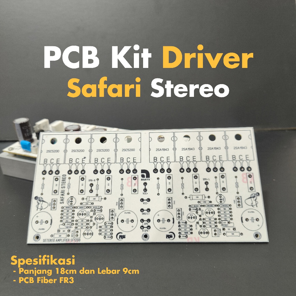 PCB Kit Driver Safari Stereo