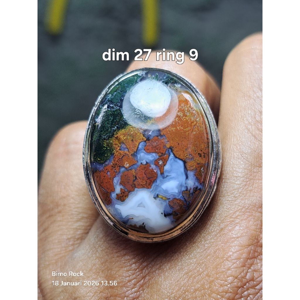 cincin batu pancawarna Klawing