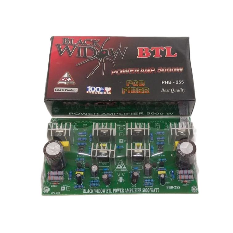 Black Widow BTL Power Amplifier 5000w Indonesia