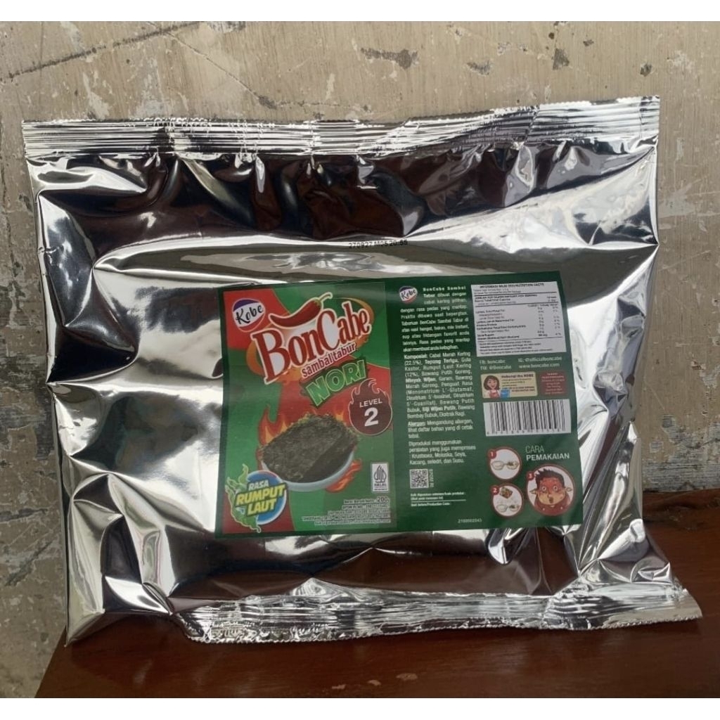 KOBE BON CABE NORI LEVEL 2 KEMASAN 200GR