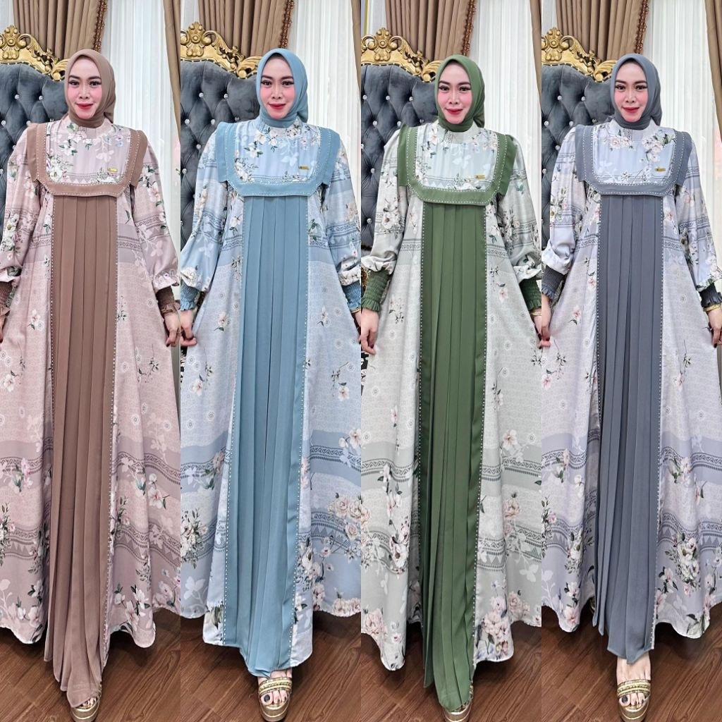 Qaisar set hijab by Df collection