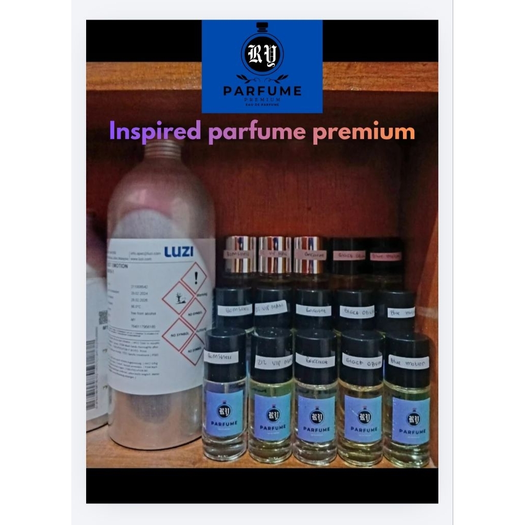 inspired parfum 30ml. BACCARAT BOMBSHELL BLACK OPIUM BLUE IMOTION 212 VIP MAN BLACK VANILLA JLO STYL