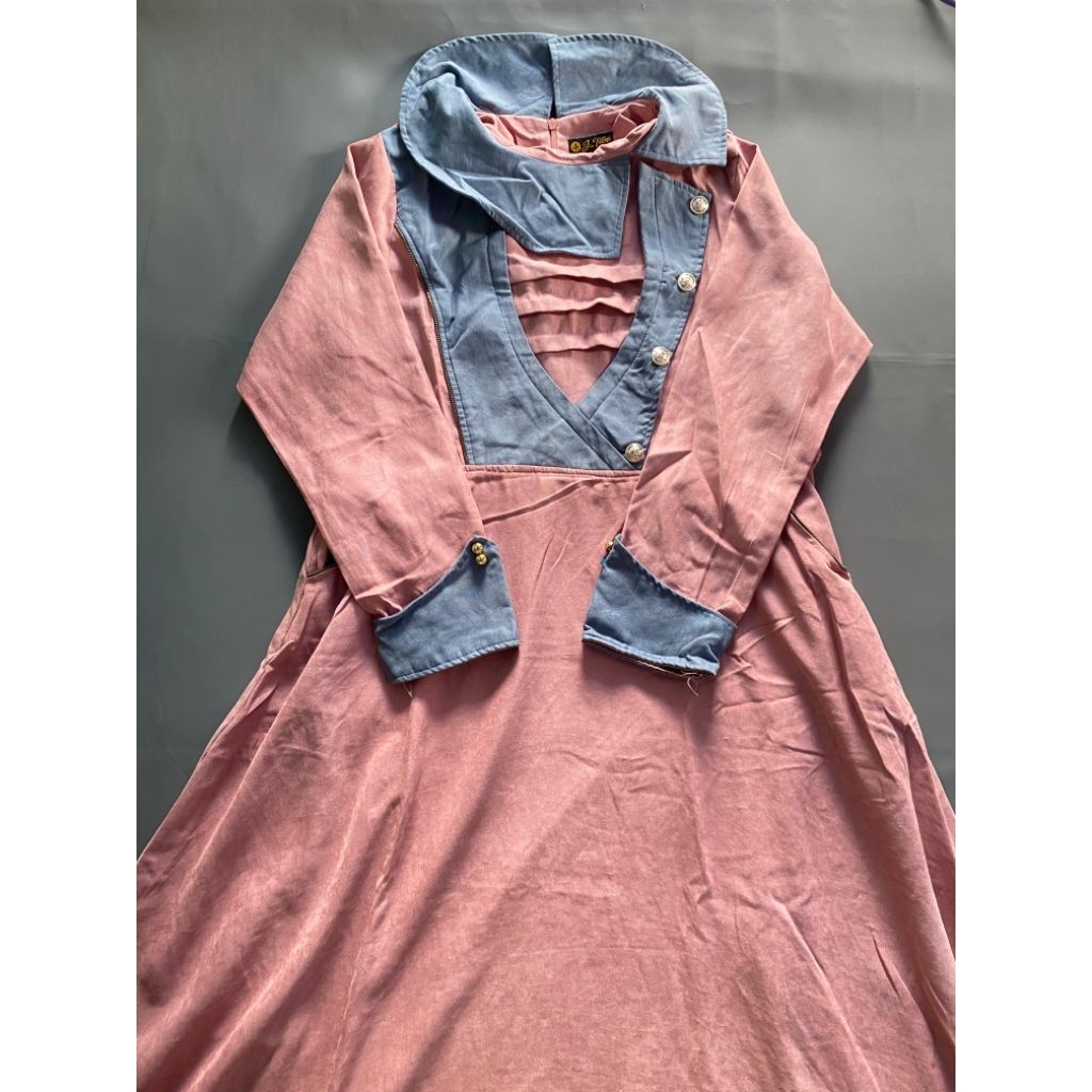 Gamis bludru preloved