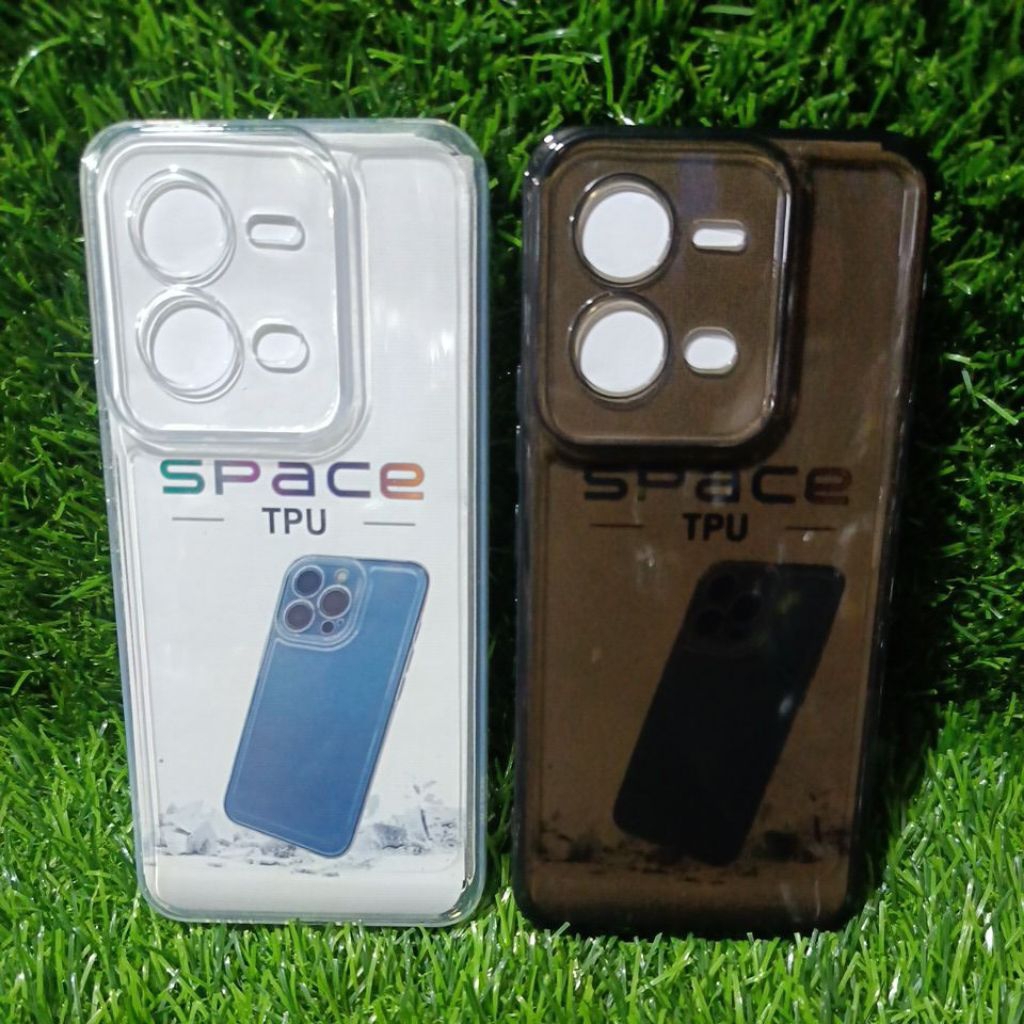 Softcase Silikon VIVO V25 5G/V25E Casing Silikon Clear Bening Transparan Pro Camera Protector