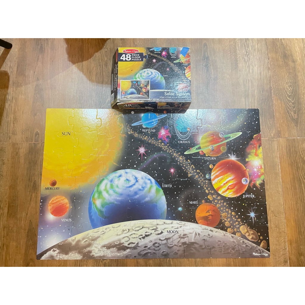 MELISSA N DOUGH SPACE SOLAR SISTEM  FLOOR PUZZLE - FLOOR PUZZLE MELISSA- PUZZLE LANTAI MELISSA