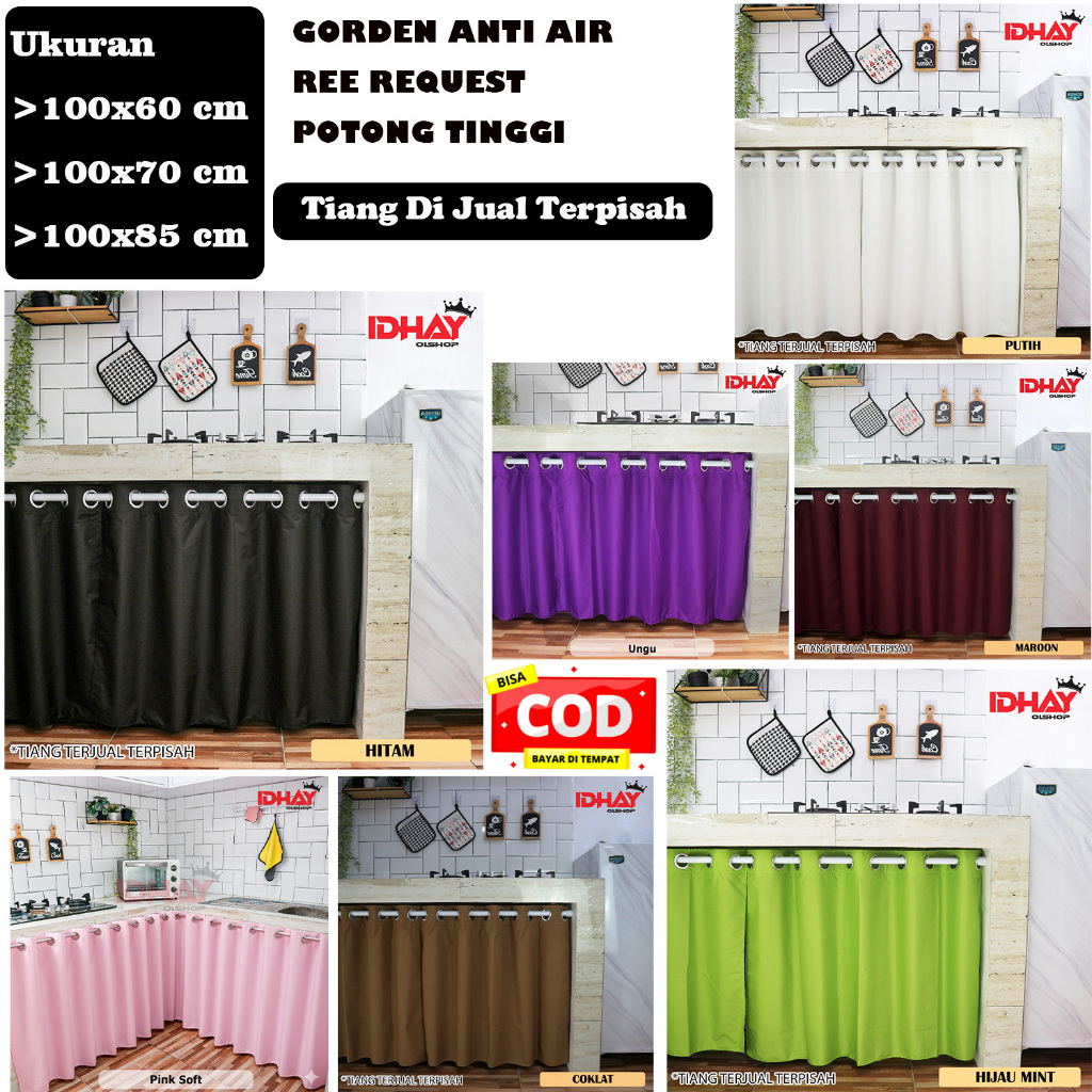 Gorden Kolong Dapur Smokring Waterproof-Anti Air