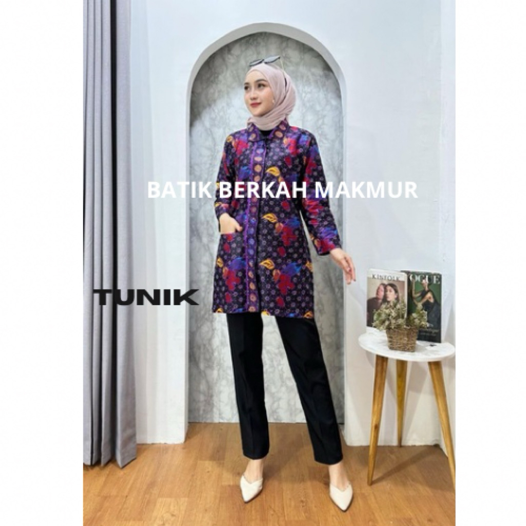 BATIK KHAS KABUPATEN TANGERANG MOTIF TERBARU RAMBUTAN PARAKAN