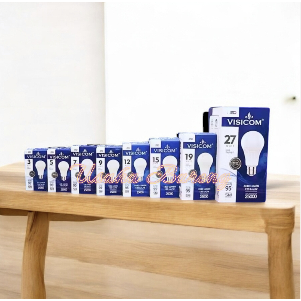 VISICOM - Lampu LED bulb - 19 watt - Cahaya Putih