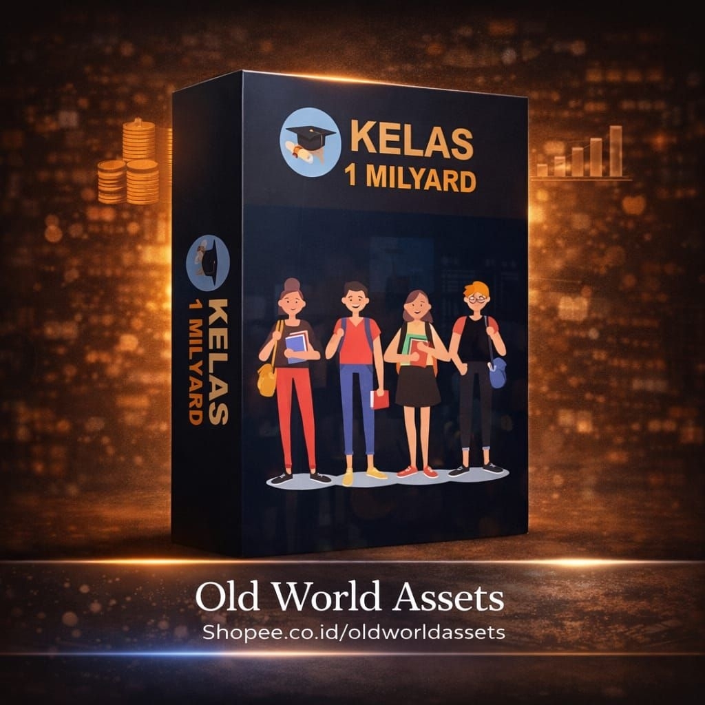 [K8150] Kelas 1 Milyard - Kelas 1M - Raih Satu Miliyar Pertama Dari Jualan Online - Materi Video Pem