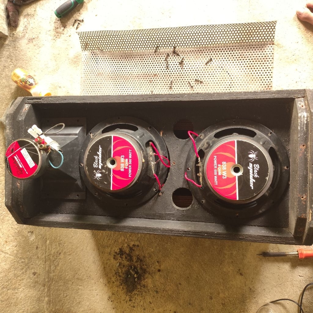 BOX SPEAKER 8 INCH DOUBLE, BOX SR 8 INCH, SPEAKER AKTIF KARAOKE 8 INCH