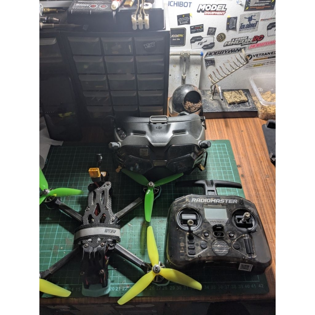 Fpv drone freestyle 5" 6s digital runcam link paket rtf pesanan