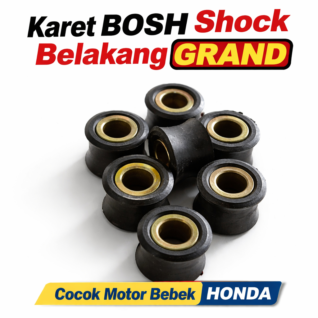 Karet BOSH Shock Belakang GRAND M10 | Dudukan Shock Astrea Supra Revo Bebek
