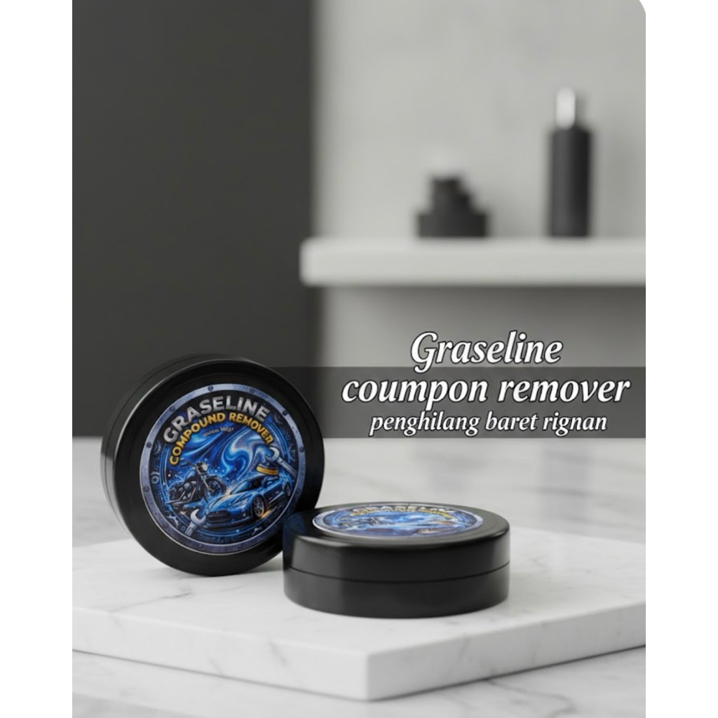 TERBARU ~ GRASELLINE COUMPOND REMOVER PENGHILANG BARET RINGAN BODY MOBIL/MOTOR
